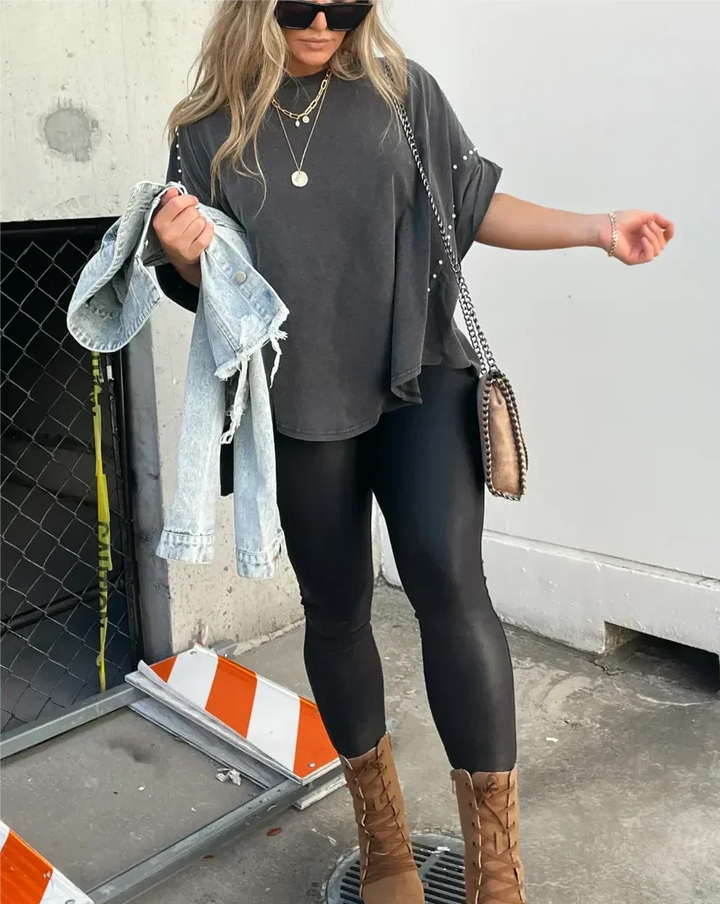 Levoire | Chemise Oversize Avec Clous
