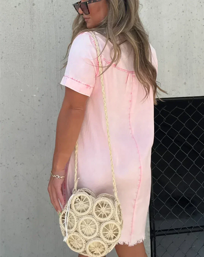 Levoire | Robe chemise décontractée en denim