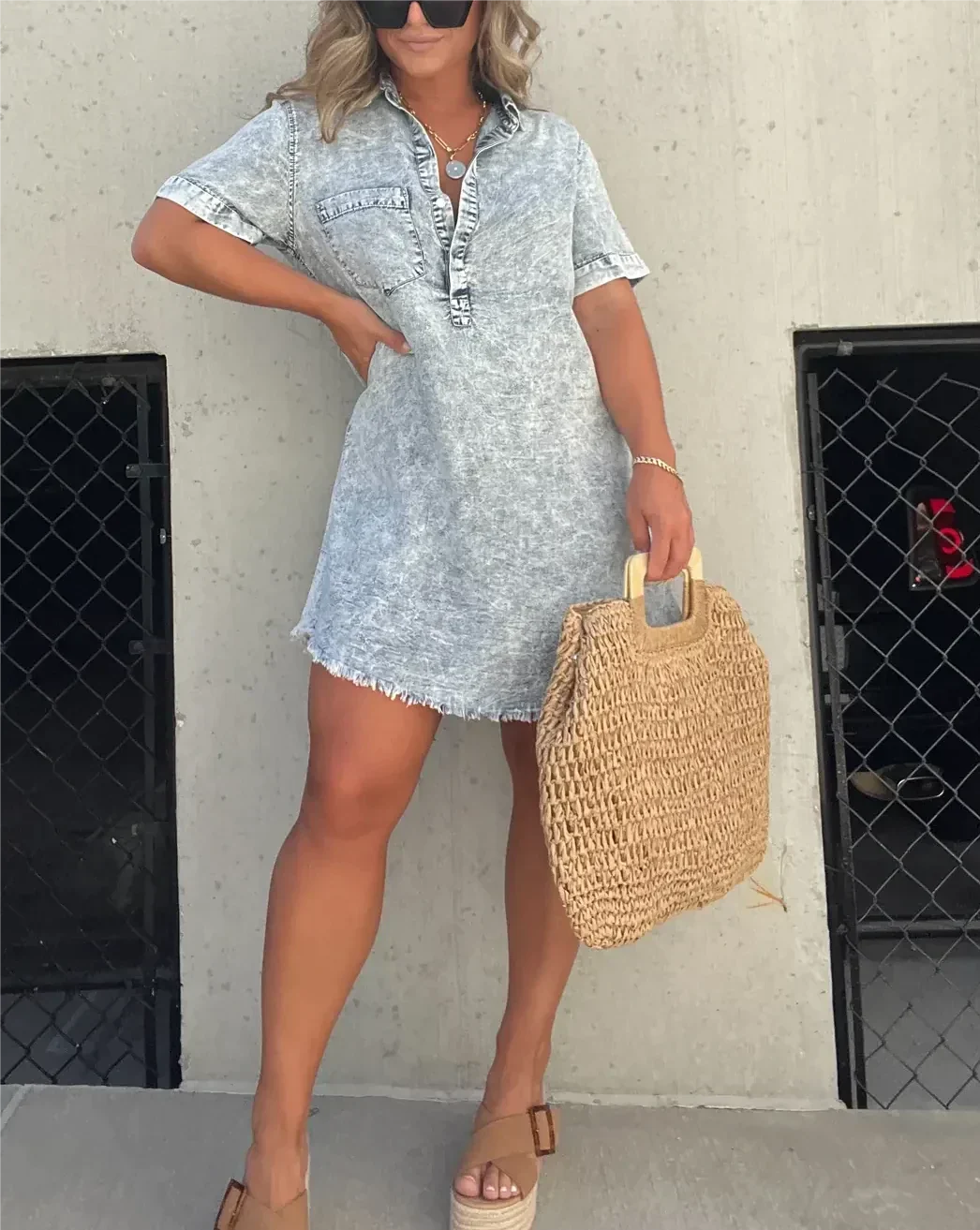 Levoire | Denim Paita Mekko Väri