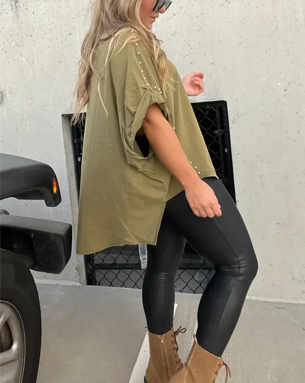Levoire | T-Shirt Oversized Avec Clous