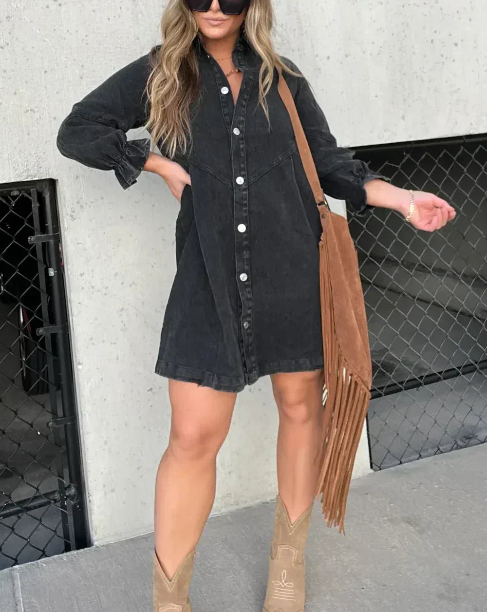 Levoire | Chemise En Denim À Manches Longues