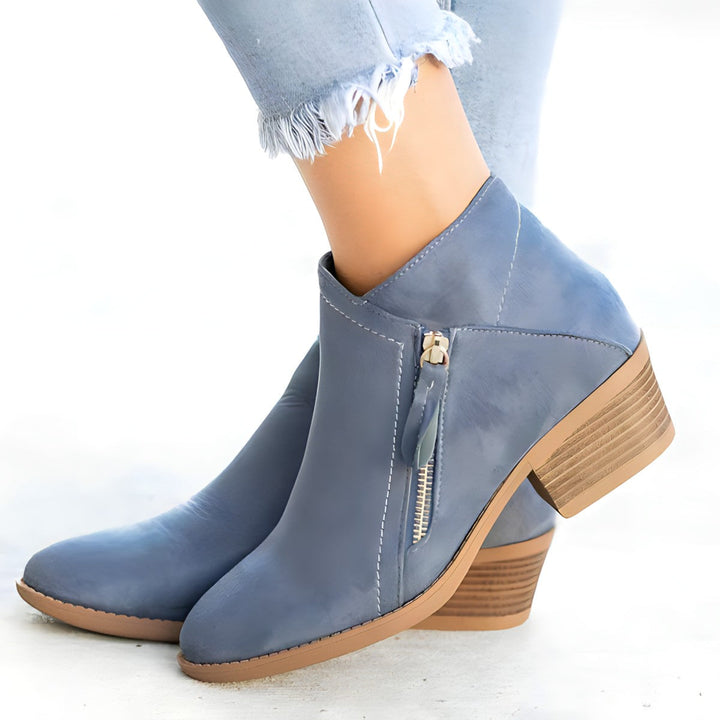 Levoire | Élégant Cuir Suédé Bar Bleu
