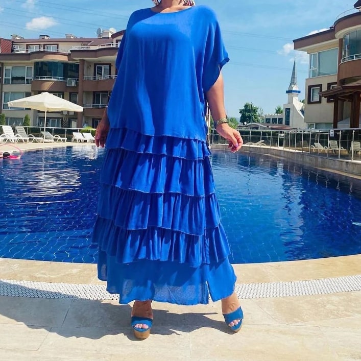 Levoire | Robe tasonen à la mode Bleu