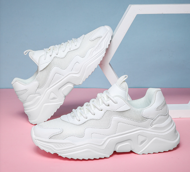 Levoire | Baskets Pour Femmes Avec Semelle Nuage Et Lacets Blanc
