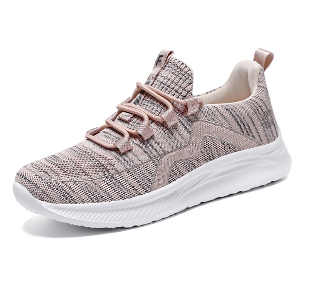 Levoire | Chaussures De Course Pour Femmes Ergonomiques Et Respirantes Gris Rose