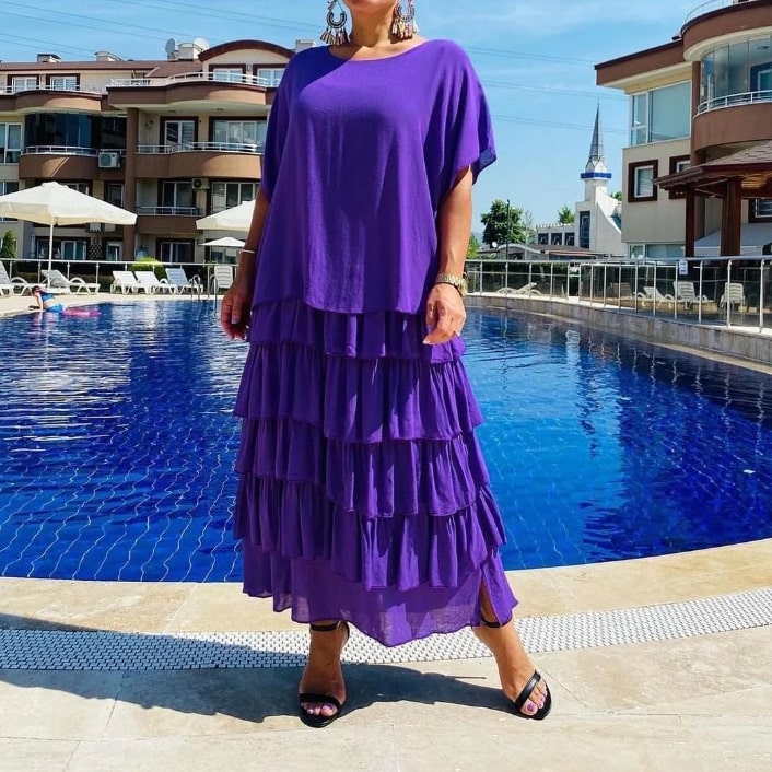 Levoire | Robe tasonen à la mode Lila