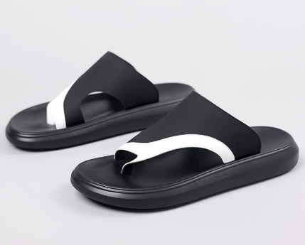Levoire | Sandale Confortable Vin-Âge Pour Hommes Noir