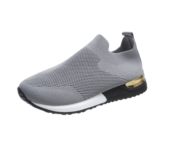 Levoire | Chaussures Pour Femmes Ergonomiques Sans Lacets Avec Un Talon Amortissant Gris