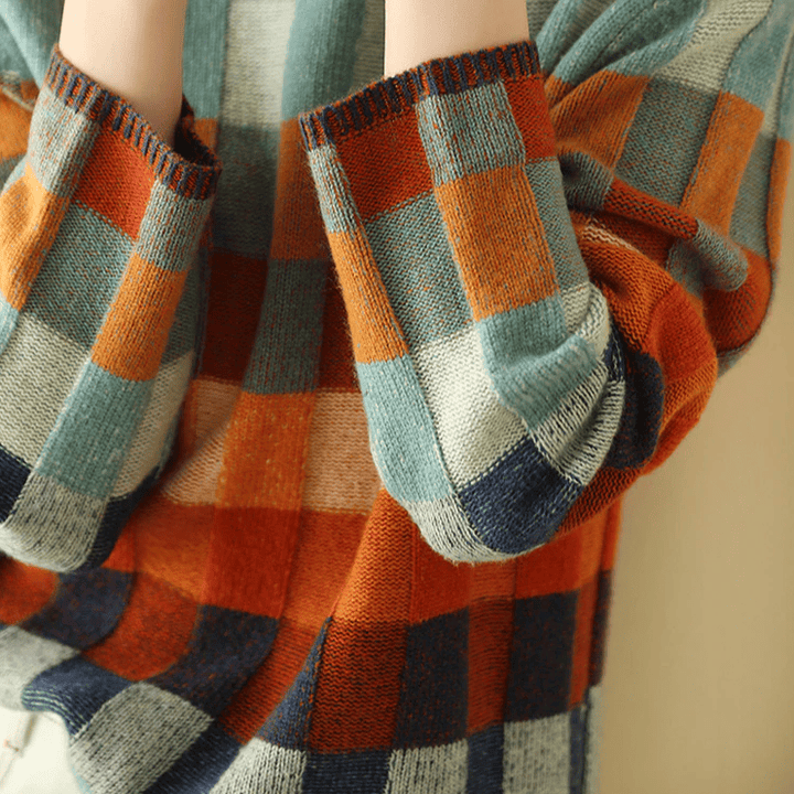 Levoire | Kashmir Couture Pikkutakki Rullakaulusnäppäri Patchworkilla