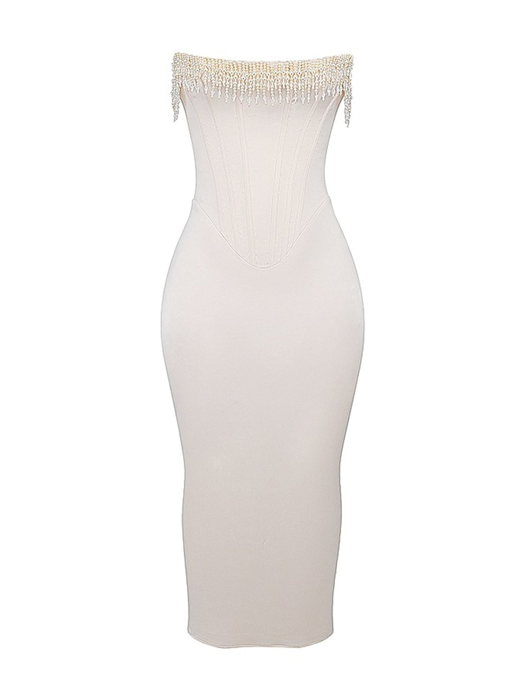 Levoie | Robe mi-longue sans bretelles