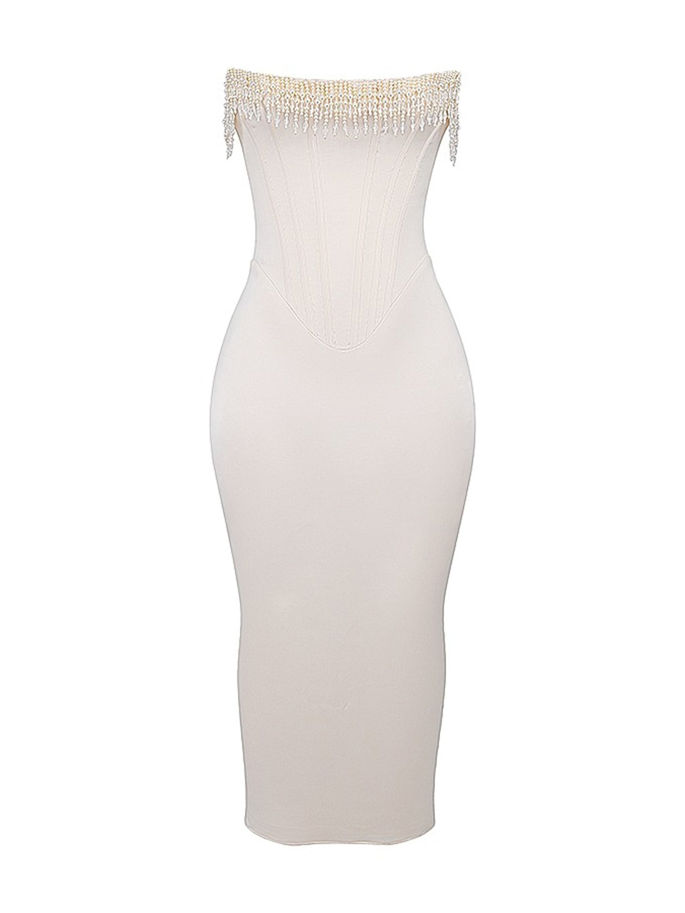 Levoie | Robe mi-longue sans bretelles