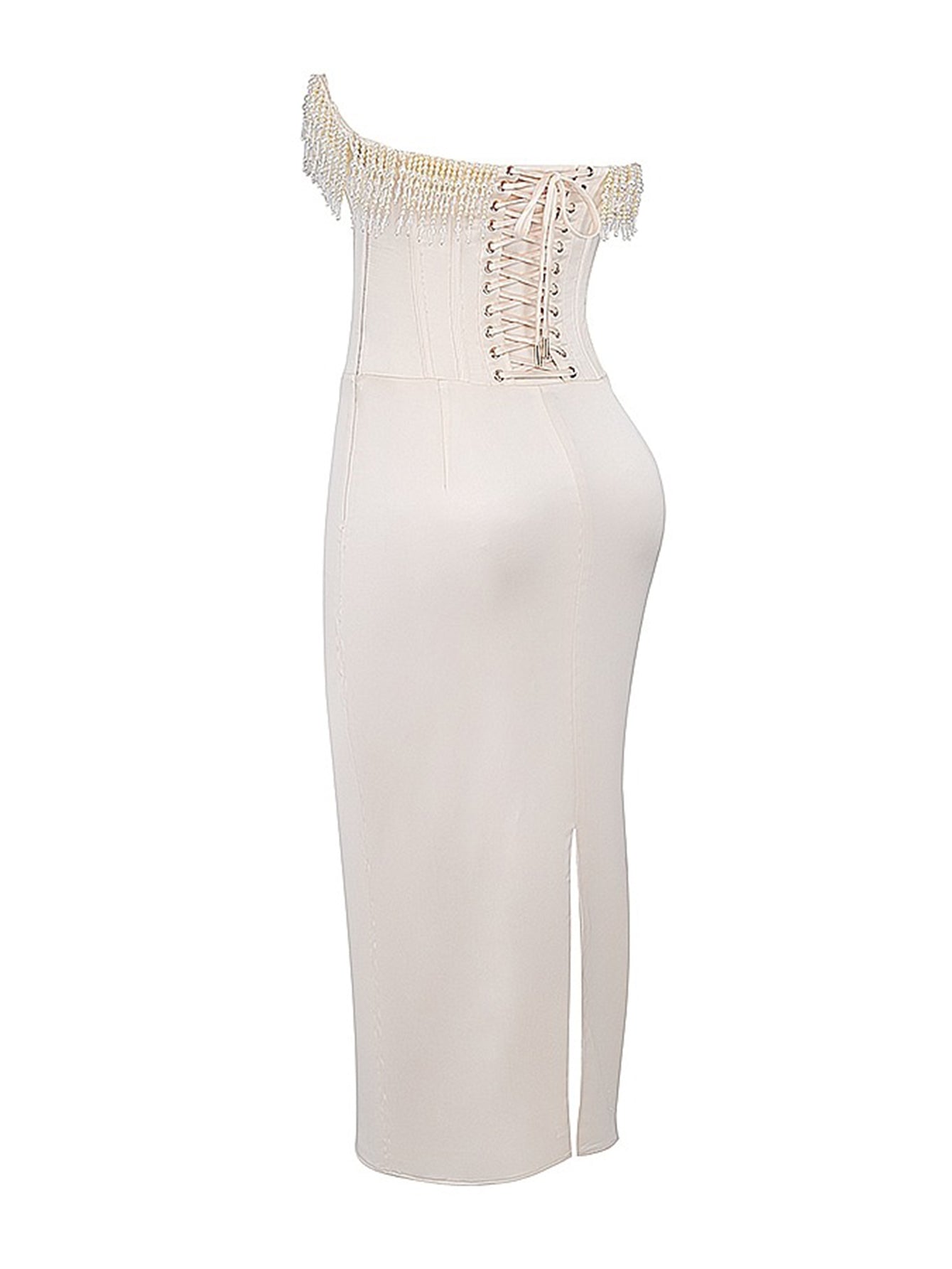 Levoie | Robe mi-longue sans bretelles