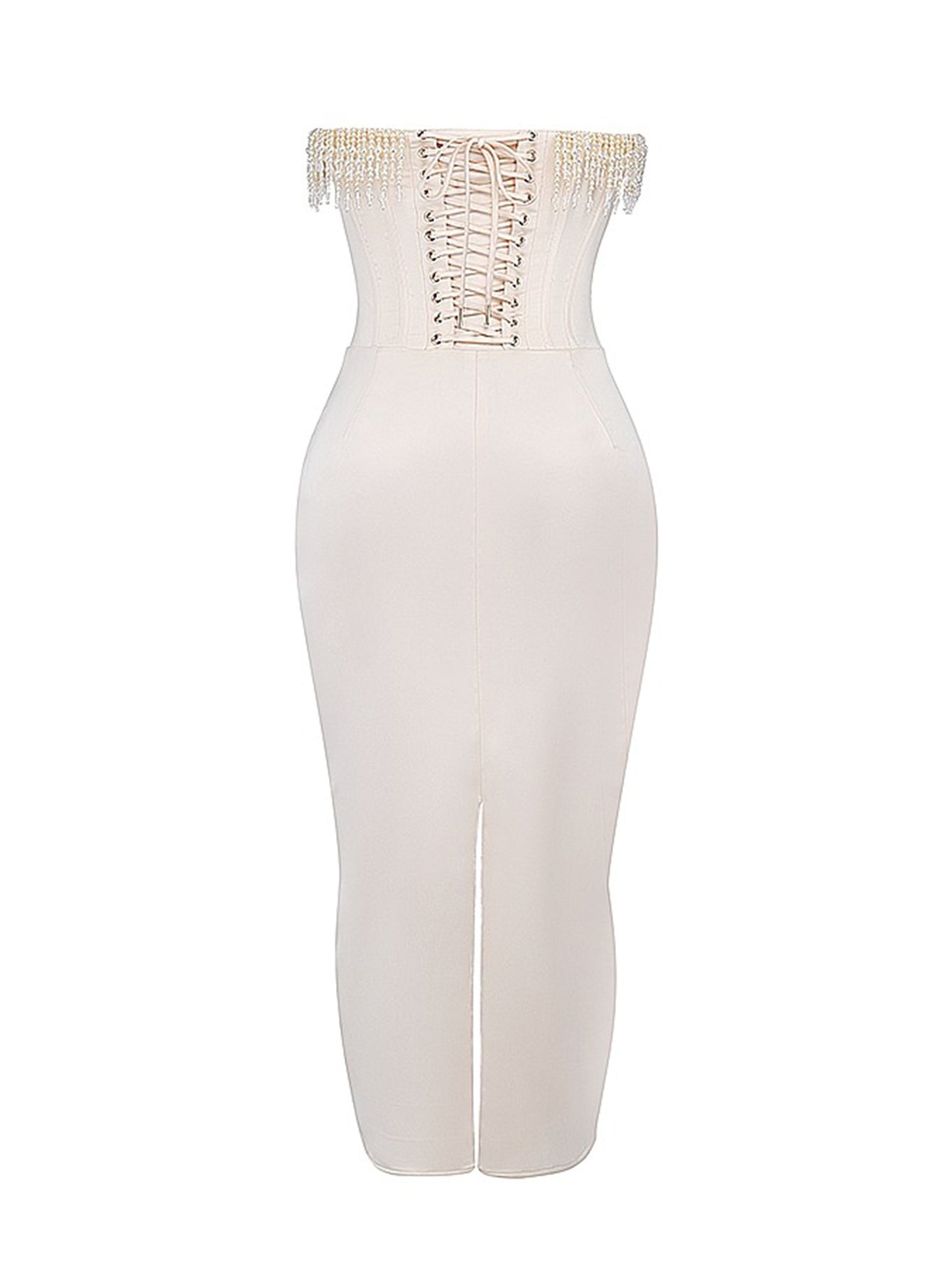 Levoie | Robe mi-longue sans bretelles