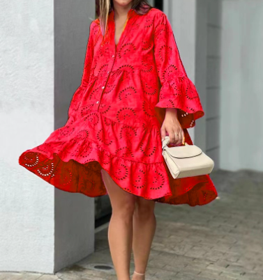 Levoire | Robe Mini Pour Femmes Rouge