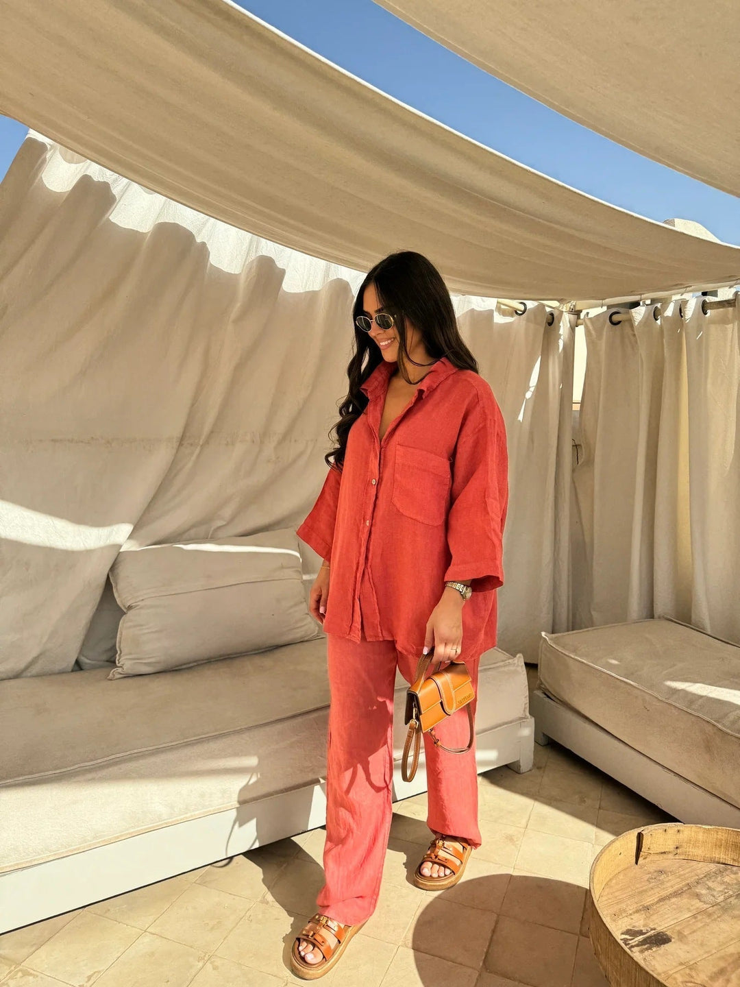 Levoire | Ensemble De Linge Rouge