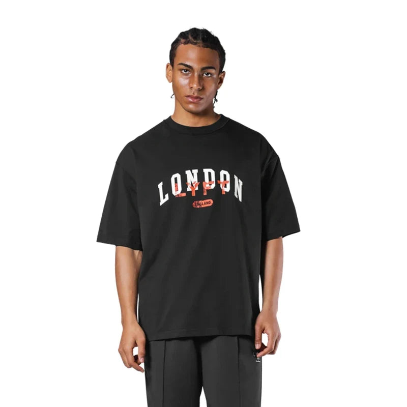 Levoire | Lontoo T-Shirt De Sport Respirant Et Élégant Pour Hommes Actifs Noir