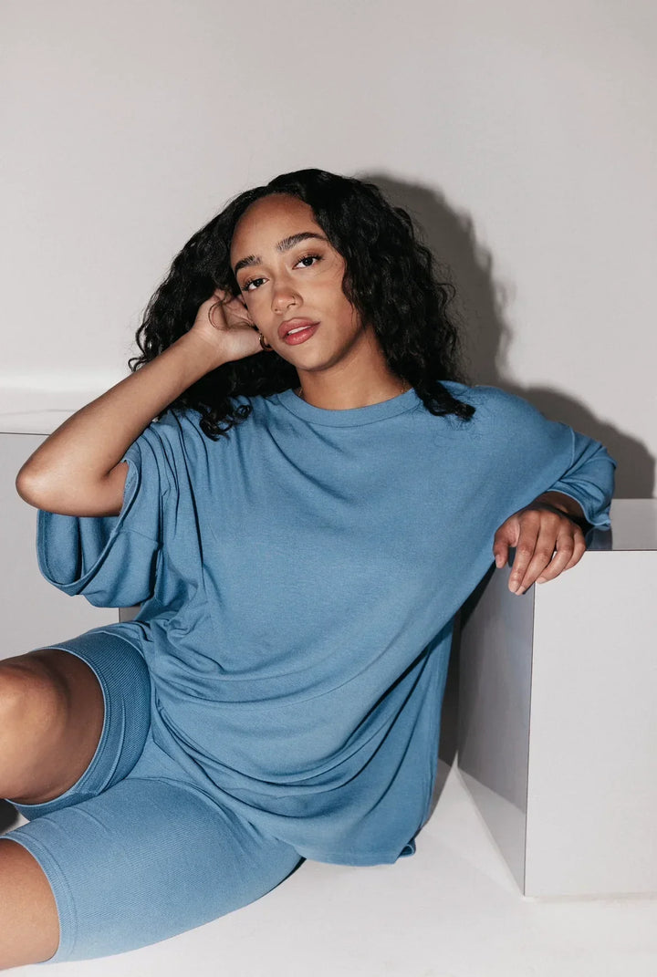 Levoire | Ensemble De Salon Super Confortable Pour Femmes Bleu