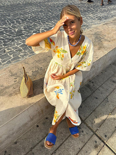 Levoire | Robe longue en lin