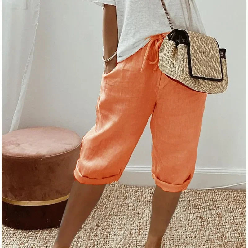 Levoire | Pantalons courts élégants Orange