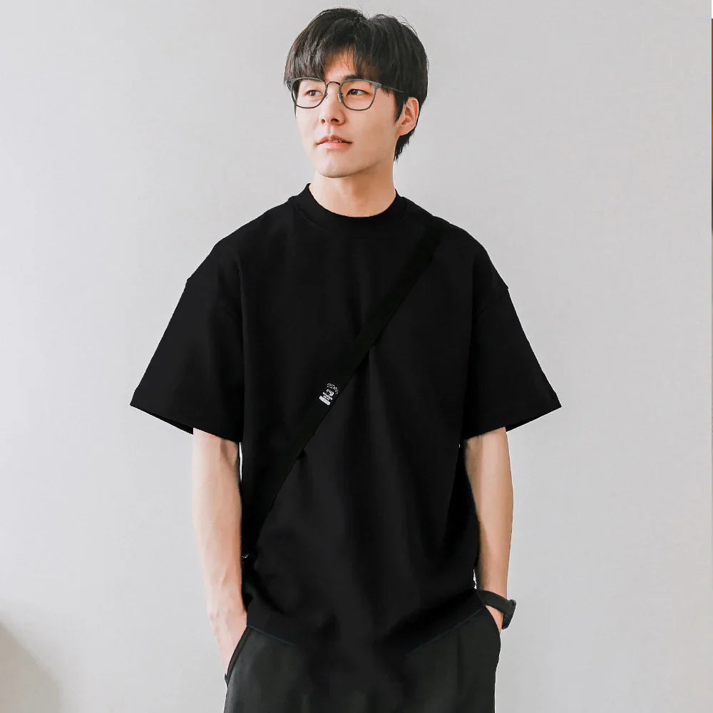Levoire | T-Shirts Pour Hommes Infroissables Et Élégants Pour L'Été Noir