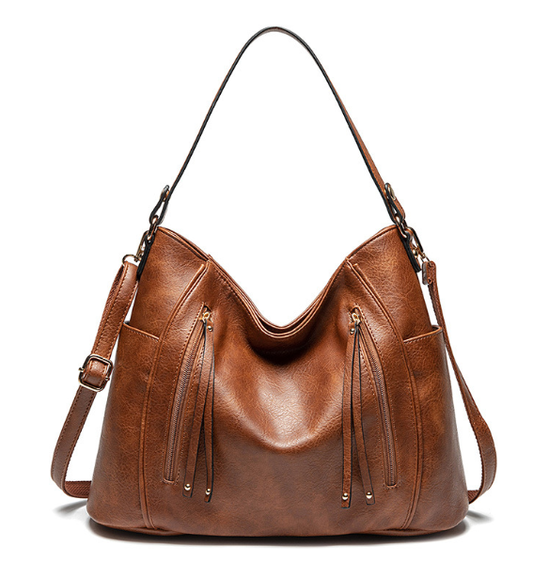 Levoire | Sac à Bandoulière Élégant avec Cuir de Première Qualité et Portage Confortable pour Femmes Marron