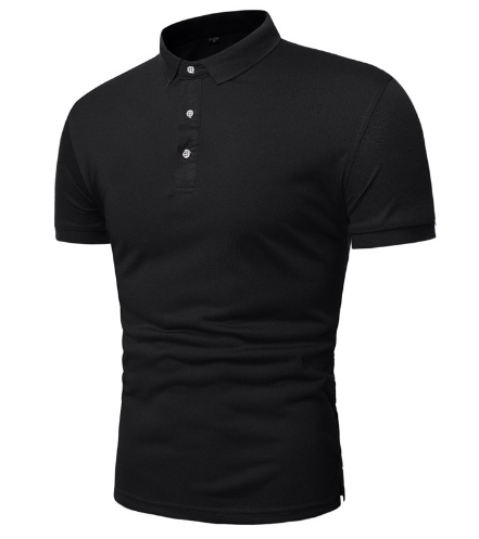 Levoire | Polo Shirt Confortable Et Intemporel Hommes Noir