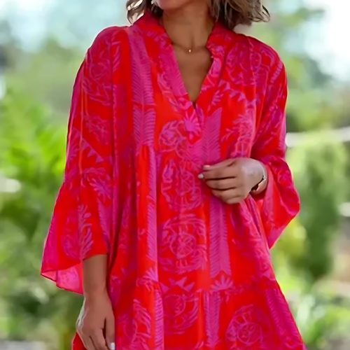 Levoire | Robe d'été stylée - Rouge