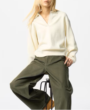 Levoire | Pull Polo En Coton Lisse