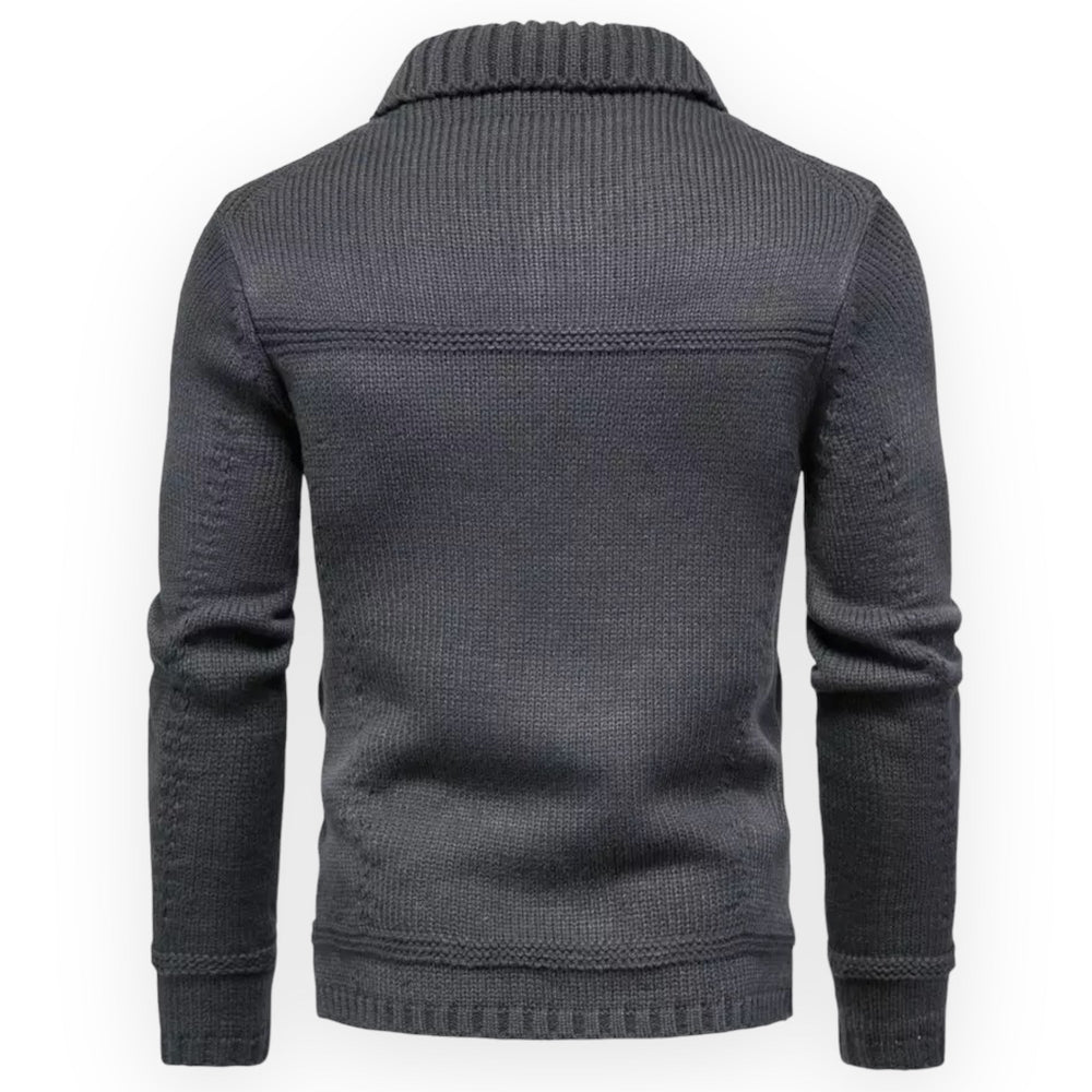 Levoire | Pull Homme Manches Longues avec Protège-Boutons