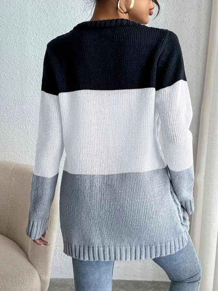 Levoire | Gilet à col V avec fermeture à boutons