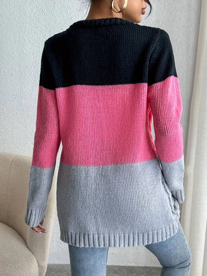 Levoire | Gilet à col V avec fermeture à boutons