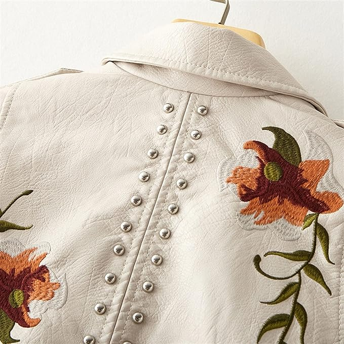 Levoire | VESTE EN CUIR À RIVETS