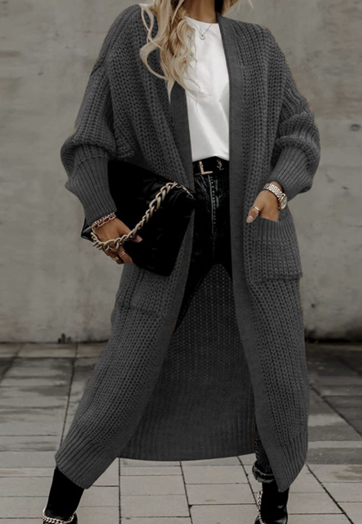 Levoire | Gilet Doux Et Confort Pour Femmes Gris foncé