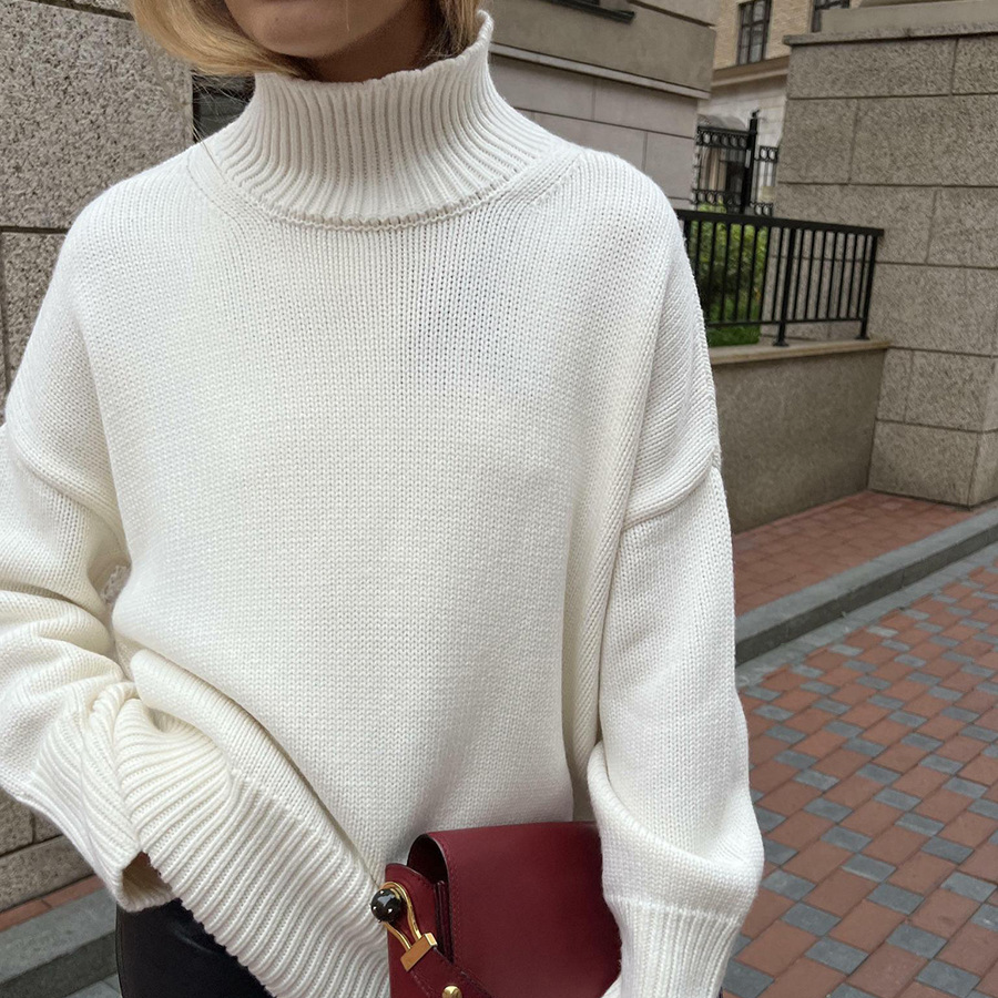 Levoire | Chemise En Peluche Oversized À Manches Longues Chaude Blanc