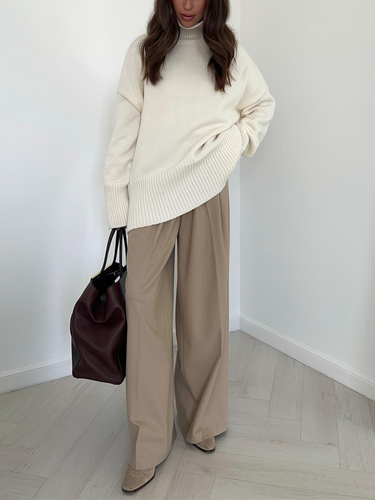 Levoire | Pull à col roulé minimaliste