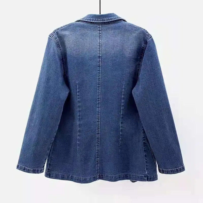 Levoire | Blazer En Denim Élégant