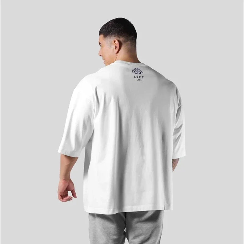 Levoire | T-Shirt De Fitness Haut En Coton Respirant Pour Hommes