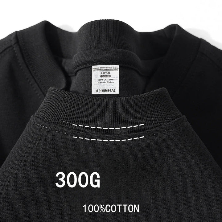 Levoire | Confortable T-Shirt En Coton Respirant Et Léger Pour Hommes Noir
