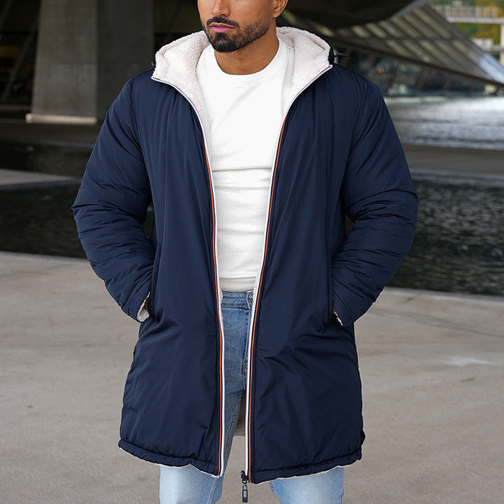 Levoire | Sweat À Capuche Zippé En Polaire À Manches Longues Bleu
