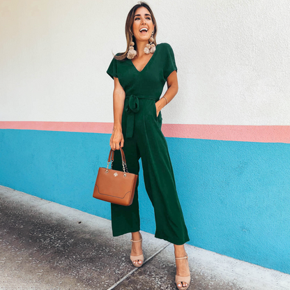 Levoire | Combinaison Élégante Décontractée Été Vert