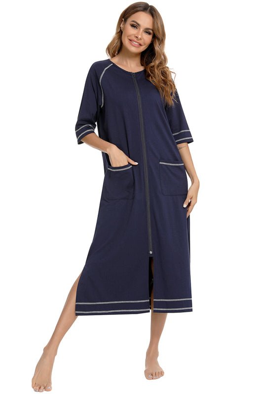 Levoire | Femme Loungewear Temps libre Robe de nuit ample Couleur Champlain