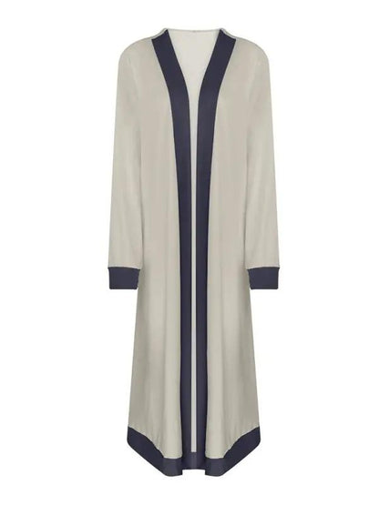 Levoire | Dame Loisirs Gilet sans manches en couleur contrastée + Veste à manches longues + Pantalon Trois ensembles