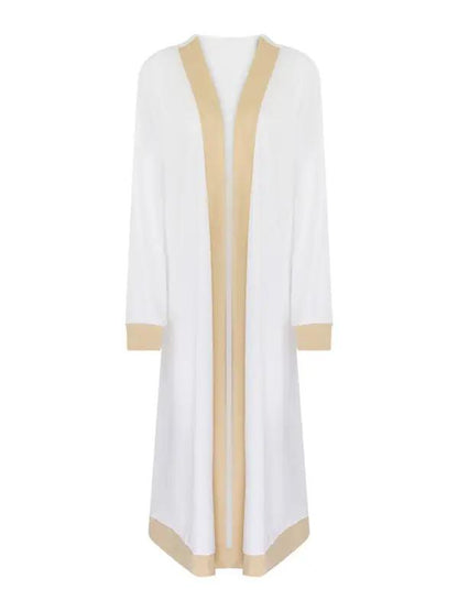 Levoire | Dame Loisirs Gilet sans manches en couleur contrastée + Veste à manches longues + Pantalon Trois ensembles