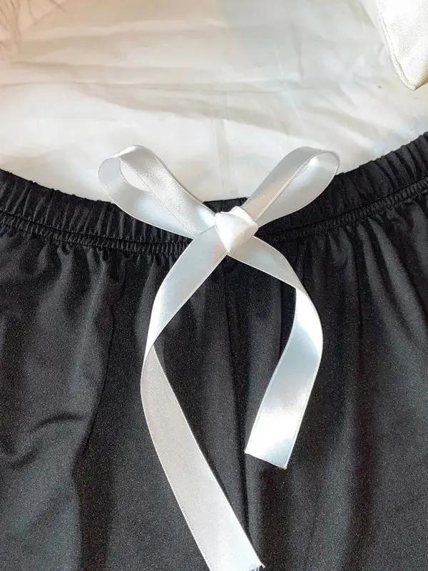 Levoire | Femme Tricot Temps libre Confort Pantalon de pyjama court