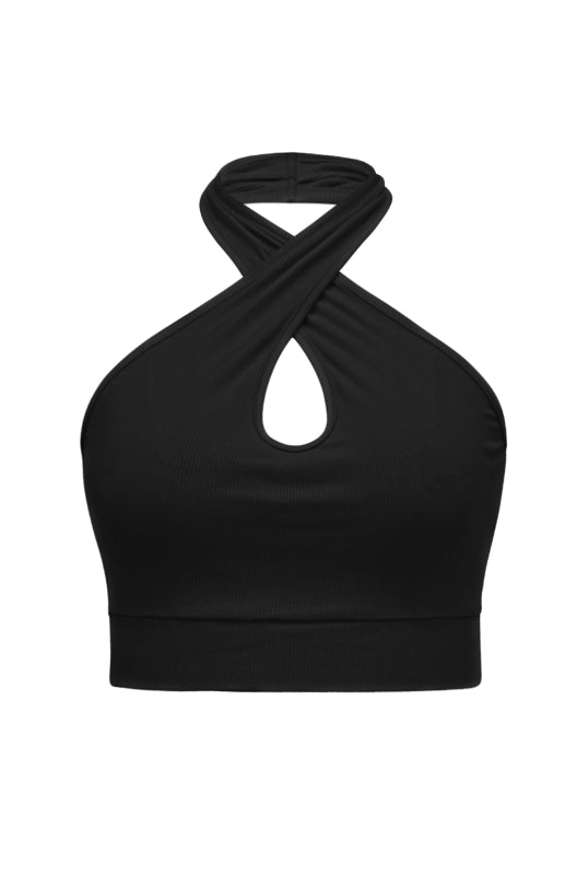 Levoire | Femme Unicolore Sexy Femme Halter Débardeur