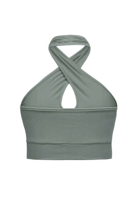 Levoire | Femme Unicolore Sexy Femme Halter Débardeur
