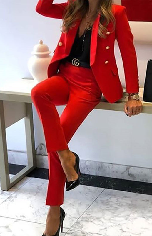 Levoire | Nouvelle mode unie deux pièces robe