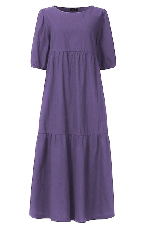 Levoire | Robe midi ligne A unie