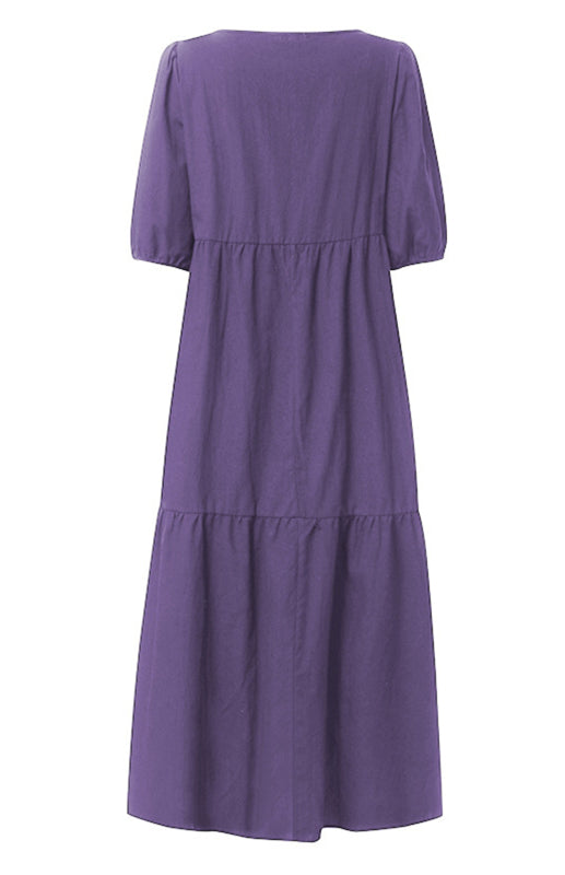 Levoire | Robe midi ligne A unie