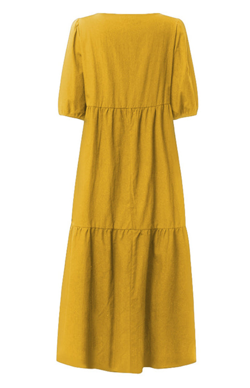 Levoire | Robe midi ligne A unie
